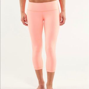 Lululemon Wunder Under Pop Orange Vintage